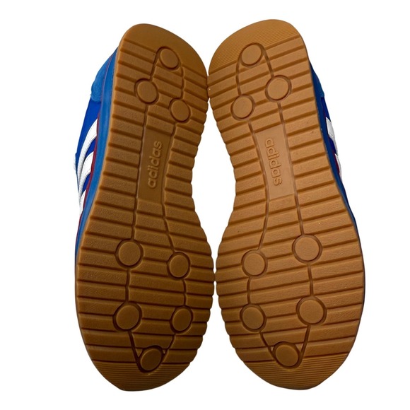 Adidas Run 70s 2.0 Mens Bright Royal/White Cloudfoam Sneakers Size 8 JS0117 New - Picture 4 of 9